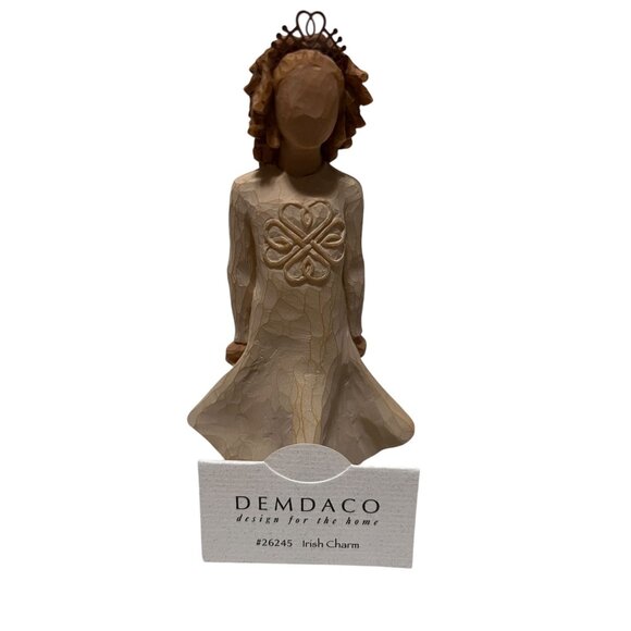 Willow Tree Irish Charm Figurine 2010 Wire Crown 5.5 Inches Tall with Box - Picture 7 of 8